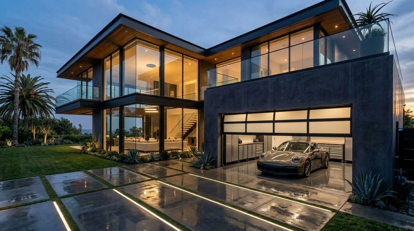 Poppy Garage Door Repairs Garage Door Gliding Open Revealing Warm Illuminated Interior